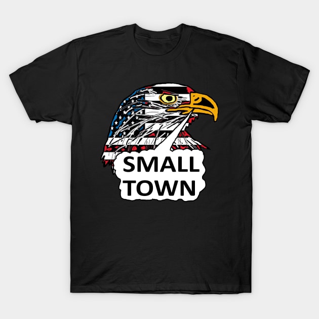 Small Town T-Shirt by Mark Ewbie